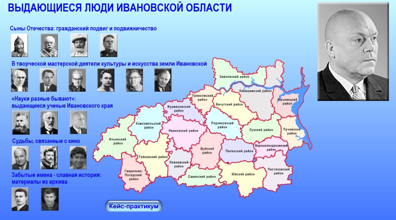 Ивановский список. Знаменитые люди Иваново и Ивановской области. Выдающиеся личности Ивановской области.